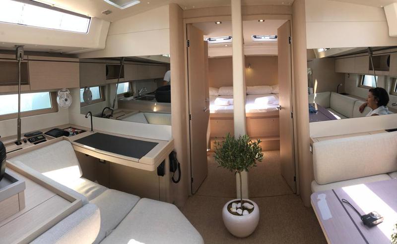 Book yachts online - sailboat - Oceanis 51.1 - DEMILIA STAR (generator, air condition, water maker, full teak deck, pearl grey hull, electric throttle, 1 SUP free of charge) - rent