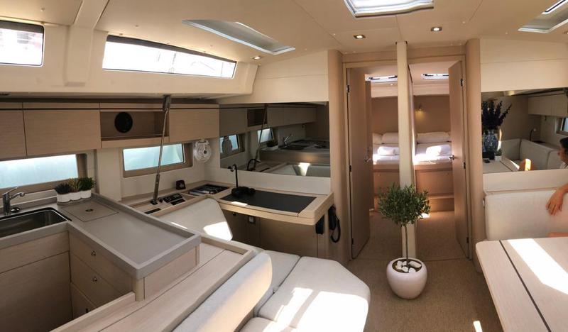 Book yachts online - sailboat - Oceanis 51.1 - DEMILIA STAR (generator, air condition, water maker, full teak deck, pearl grey hull, electric throttle, 1 SUP free of charge) - rent