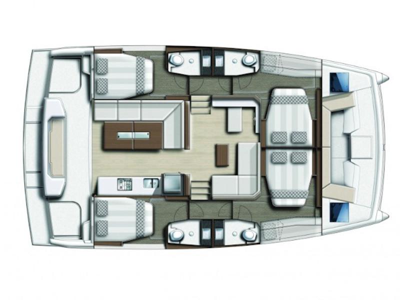 Book yachts online - catamaran - Bali Catspace - Astra - rent