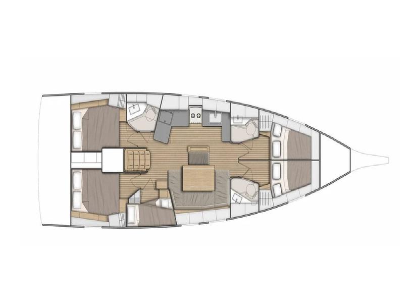 Book yachts online - sailboat - Oceanis 46.1 - Saturn - rent