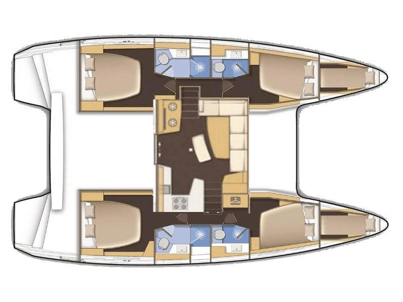 Book yachts online - catamaran - Lagoon 42 - Dream of life - rent