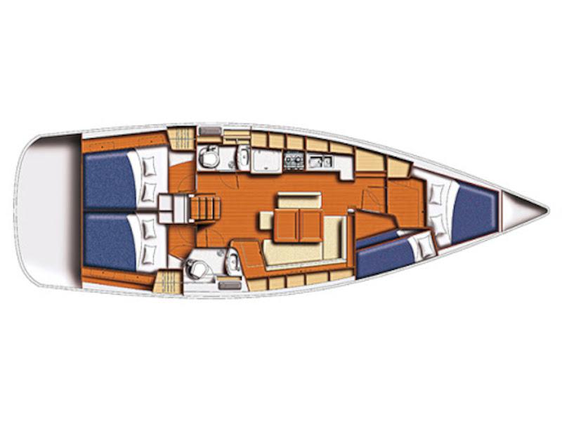 Book yachts online - sailboat - Oceanis 43 - BELUGA - rent