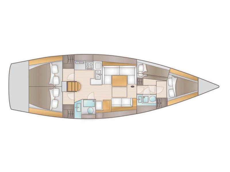 Book yachts online - sailboat - Salona 44 - Sousouni - rent