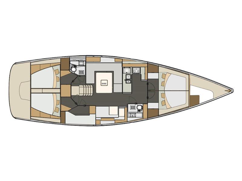 Book yachts online - sailboat - Elan 50  Impression - THERAPY - rent