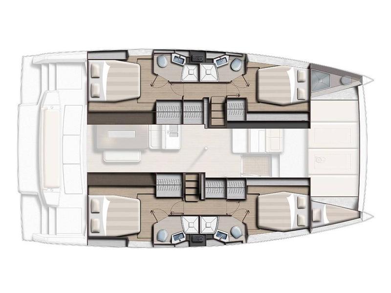 Book yachts online - catamaran - Bali 4.6 - MY Queen - rent