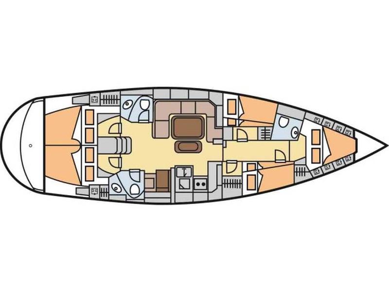 Book yachts online - sailboat - Bavaria 49 - PRINCE - rent