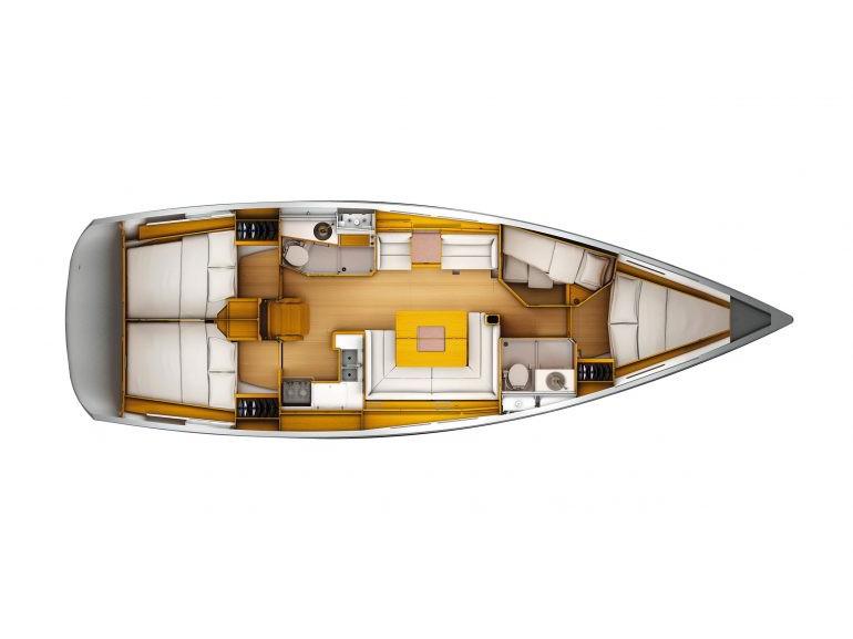 Book yachts online - sailboat - Sun Odyssey 449 - Ariadne - rent