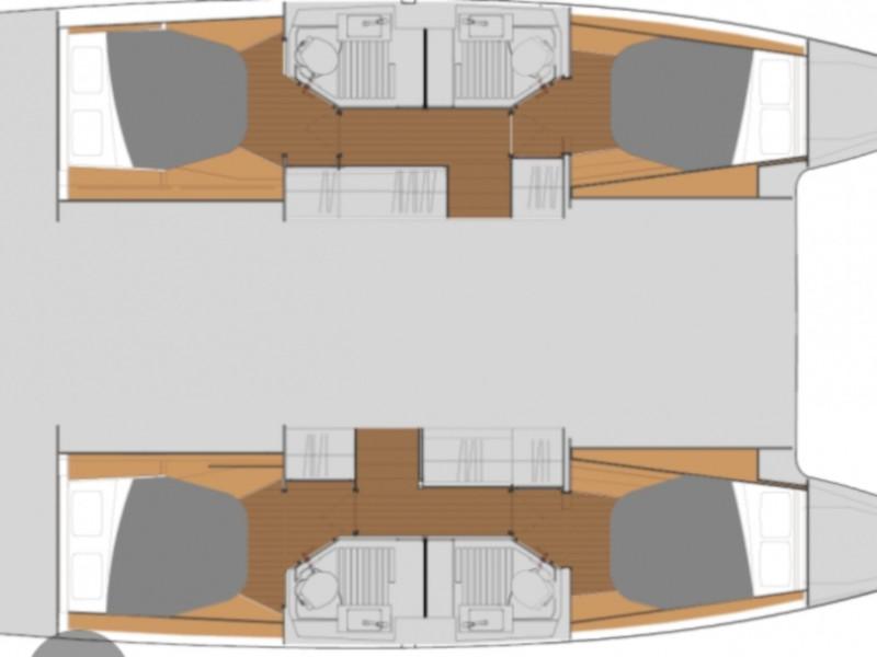 Book yachts online - catamaran - Astréa 42 - Libertad VII - rent