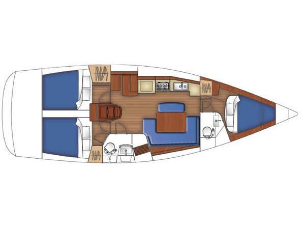 Book yachts online - sailboat - Oceanis 40 - Eps-Epp - rent