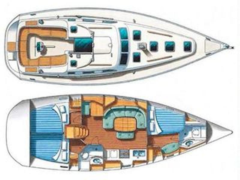 Book yachts online - sailboat - Oceanis 393 Clipper - ORION - rent
