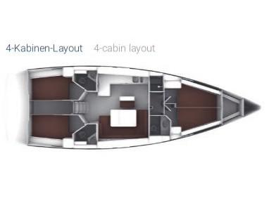Book yachts online - sailboat - Bavaria Cruiser 46 - Topcu - rent