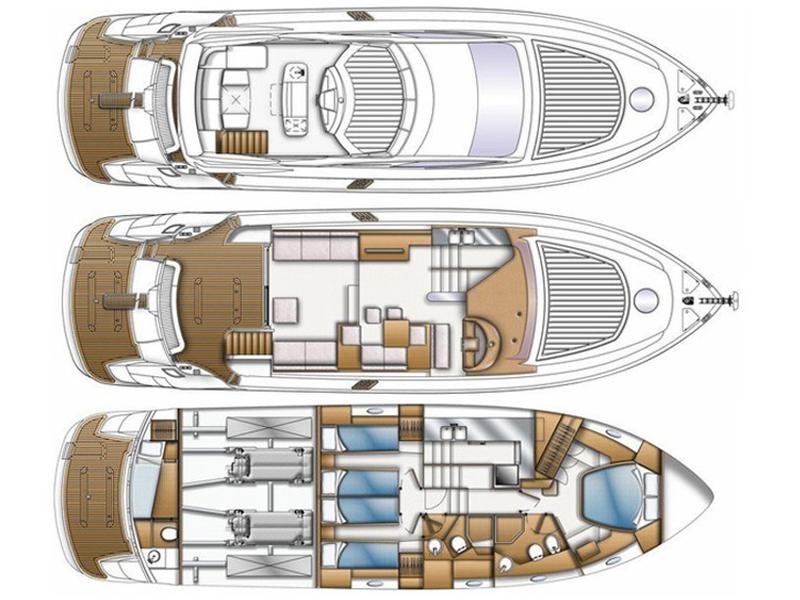 Book yachts online - motorboat - Aicon 54s - Java - rent