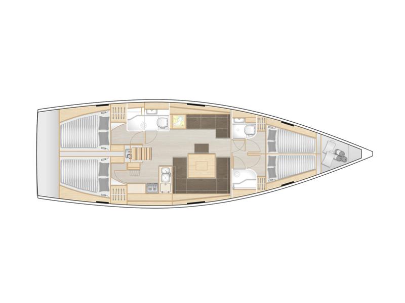 Book yachts online - sailboat - Hanse 458 - Infinity of Trust - rent