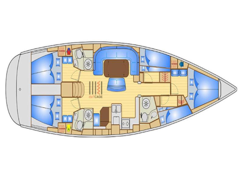 Book yachts online - sailboat - Bavaria 50 Cruiser - BLUE LEMON - rent