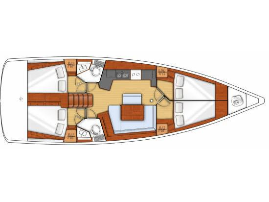 Book yachts online - sailboat - Oceanis 45 - Mizzica - rent
