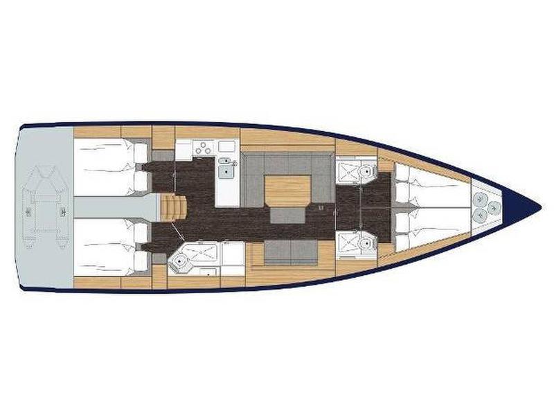 Book yachts online - sailboat - Bavaria C45 - Checkmate - rent