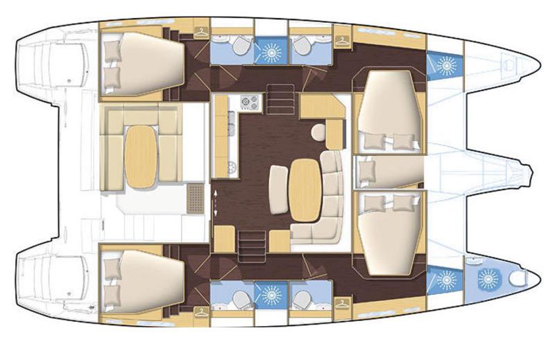 Book yachts online - catamaran - Lagoon 421 - Paluko - rent
