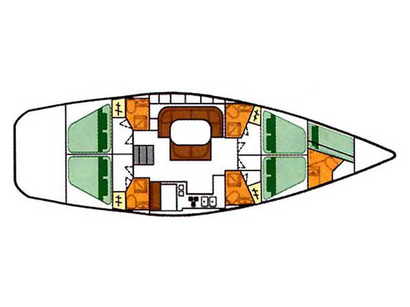Book yachts online - sailboat - Oceanis 50 - Furtivo - rent