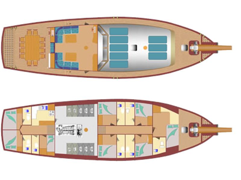 Book yachts online - other - Gulet - Pallas-Livretto - rent