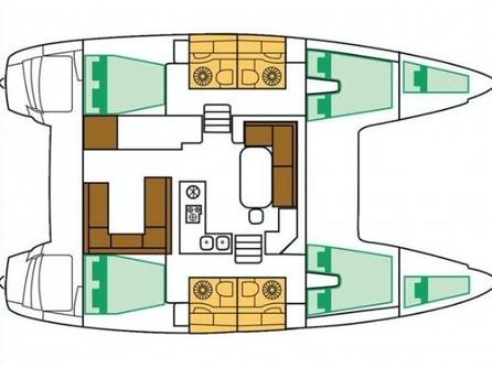 Book yachts online - catamaran - Lagoon 400 S2 - Ana - rent