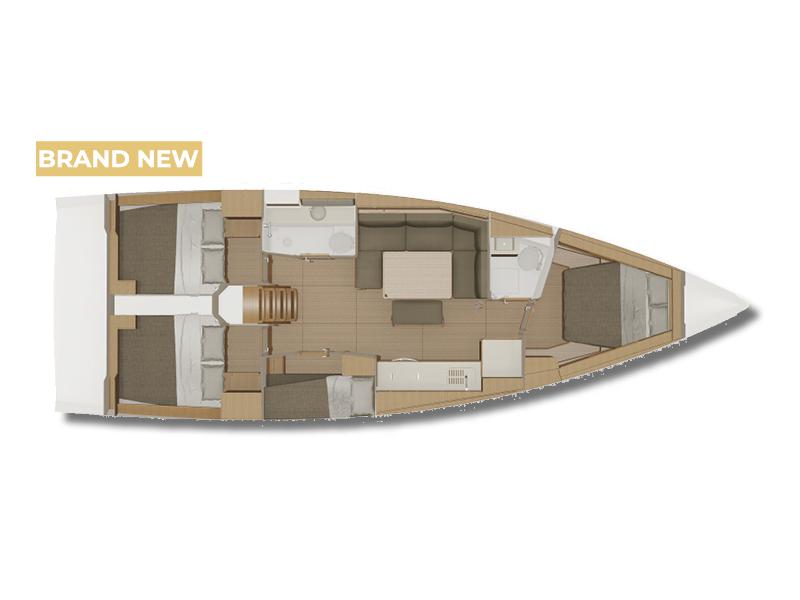 Book yachts online - sailboat - Dufour 430 Grand Large - Amoroso - rent