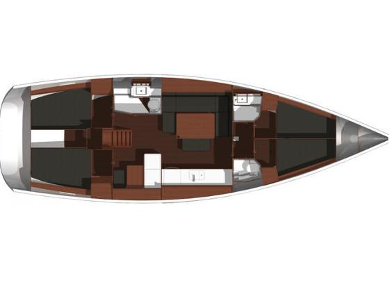 Book yachts online - sailboat - Dufour 445 Grand Large - Virtuoso - rent