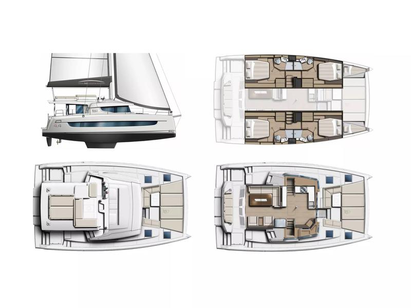 Book yachts online - catamaran - Bali 4.4 - Libra - rent