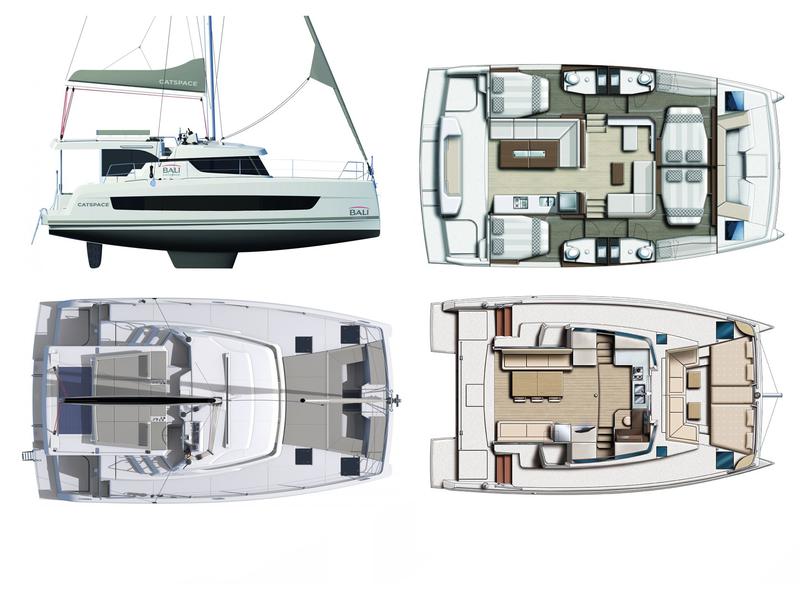 Book yachts online - catamaran - Bali Catspace - Aries - rent