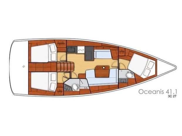 Book yachts online - sailboat - Oceanis 41.1* - Salt Shaker - rent