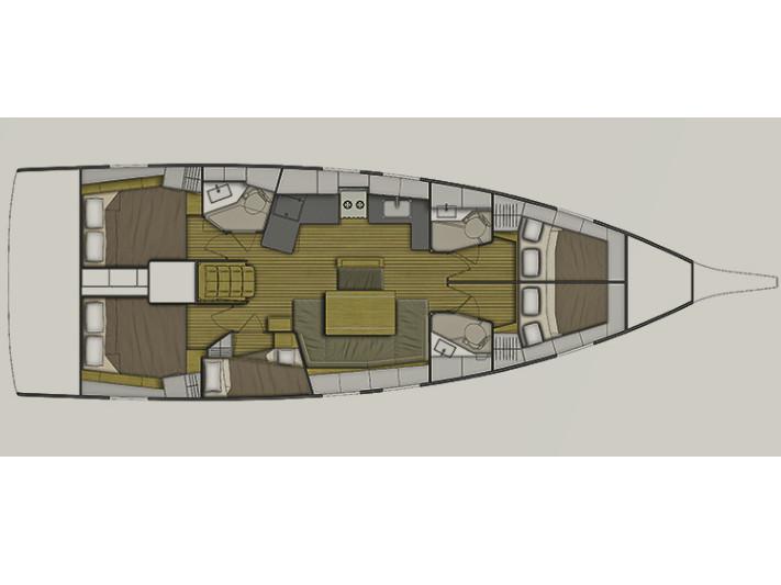Book yachts online - sailboat - Oceanis 46.1 - Bar-Bar - rent
