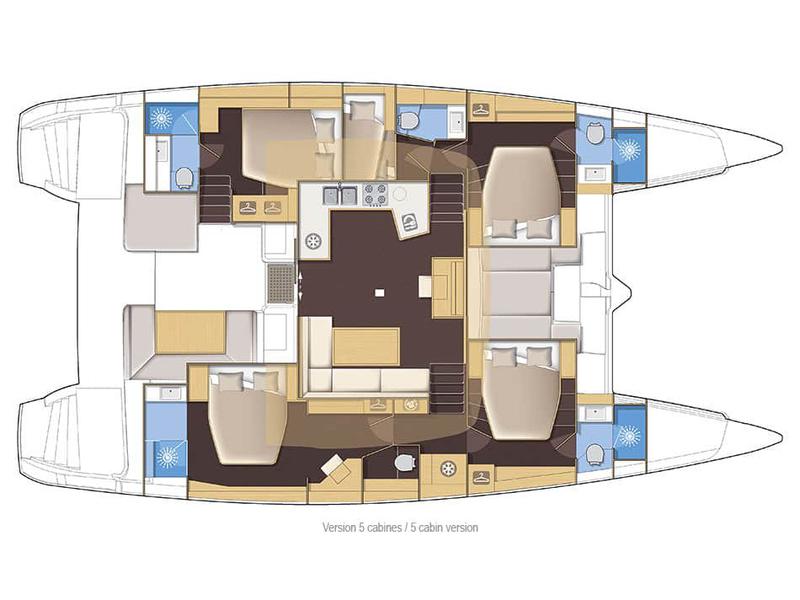 Book yachts online - catamaran - Lagoon 52 - CAÏC - rent