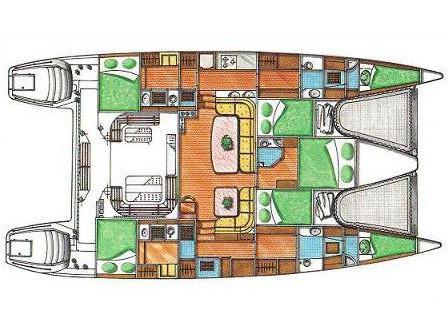 Book yachts online - catamaran - Privilege 51 - Montagu - rent