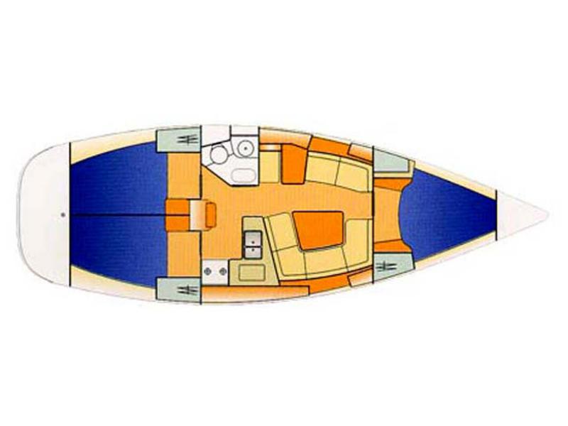 Book yachts online - sailboat - Sun Odyssey 37 - Victoria - rent