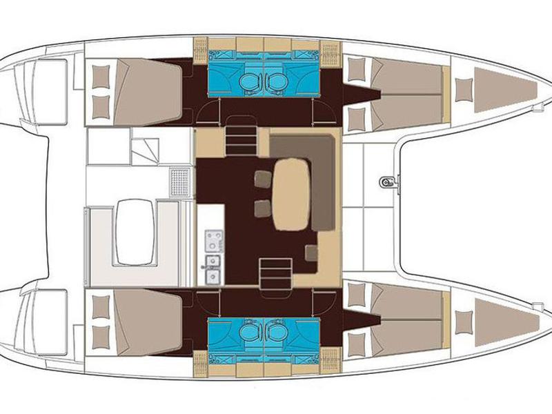 Book yachts online - catamaran - Lagoon 400 S2 - Caciarda - rent