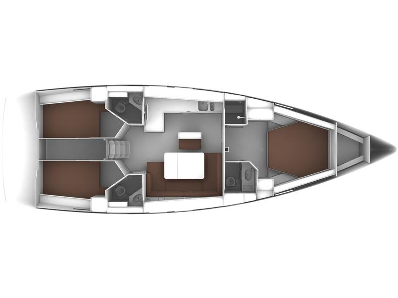 Book yachts online - sailboat - Bavaria Cruiser 46 - Miber Mars - rent