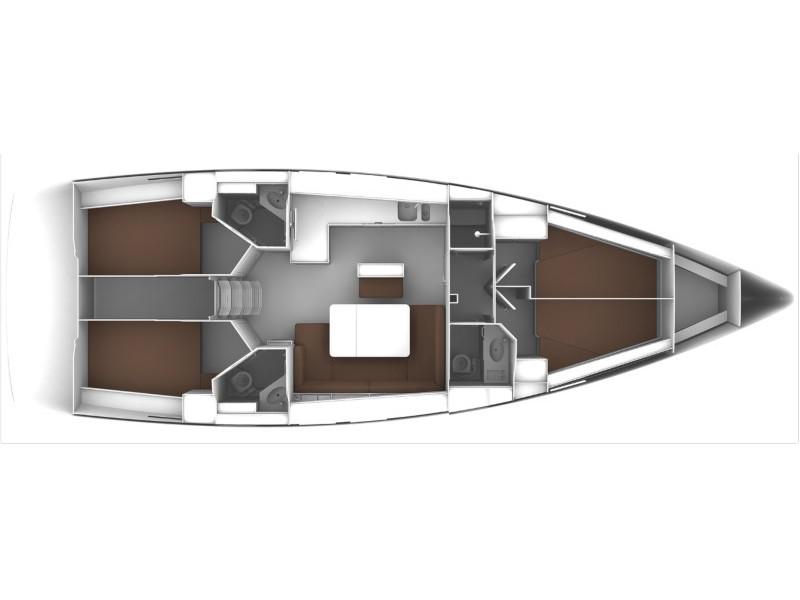 Book yachts online - sailboat - Bavaria Cruiser 46 - Lavanta - rent