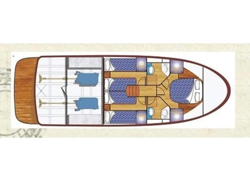 Book yachts online - motorboat - Belliure 44 MY - ROBUSTO - rent