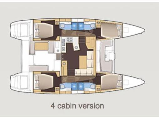 Book yachts online - catamaran - Lagoon 450 - Aris - rent