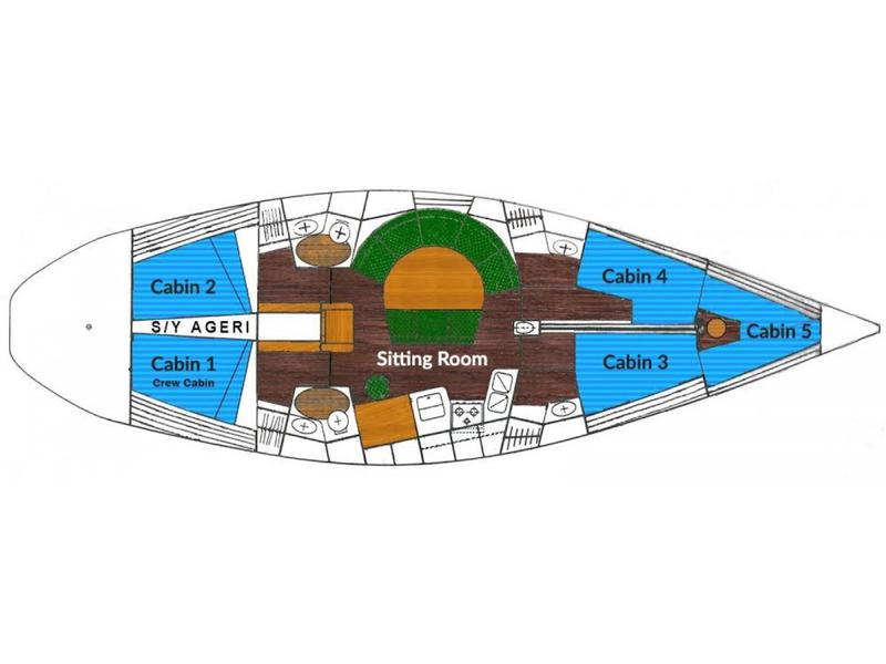 Book yachts online - sailboat - Dromor Triton 48 - Ageri - rent