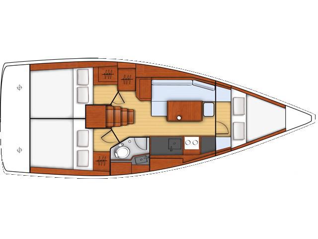 Book yachts online - sailboat - Oceanis 35 - Oceanis 35 (2016) - rent