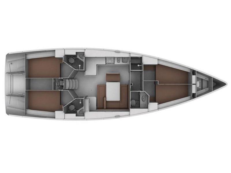 Book yachts online - sailboat - Bavaria Cruiser 45 - Eva - rent