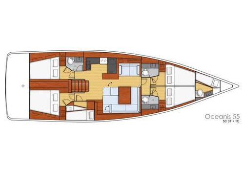Book yachts online - sailboat - Oceanis 55 - Freedom 2020 - rent