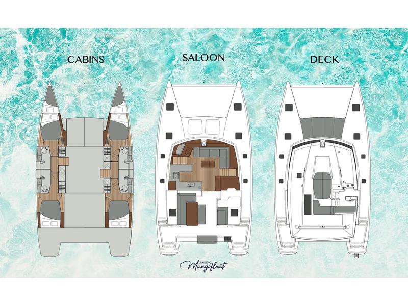 Book yachts online - catamaran - Helia 44 - Mangofloat - rent