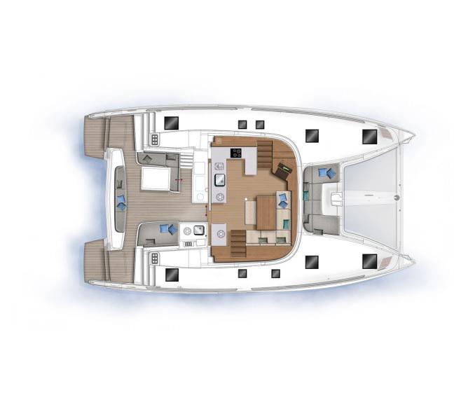 Book yachts online - catamaran - Lagoon 46 - OMNIA  - rent