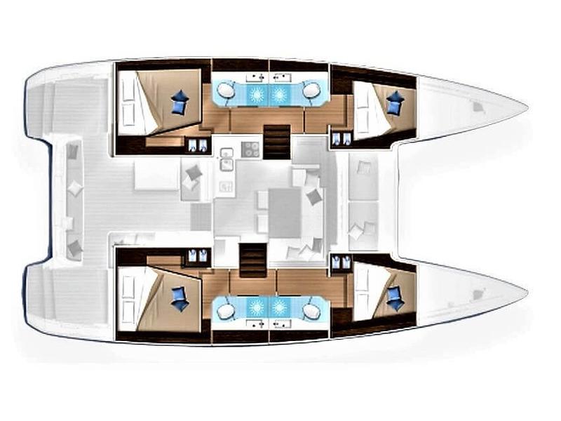 Book yachts online - catamaran - Lagoon 40 - Kat 40 - rent