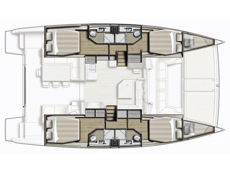 Book yachts online - catamaran - Bali 4.5 Open Space - Albert - rent