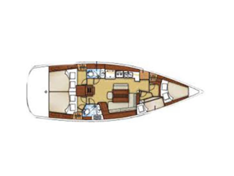 Book yachts online - sailboat - Beneteau Oceanis 43 - Mataa - rent