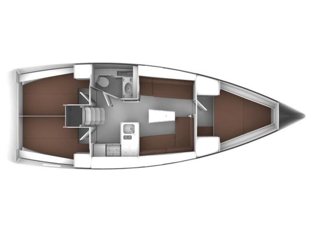 Book yachts online - sailboat - Bavaria Cruiser 37 - Flinx - rent