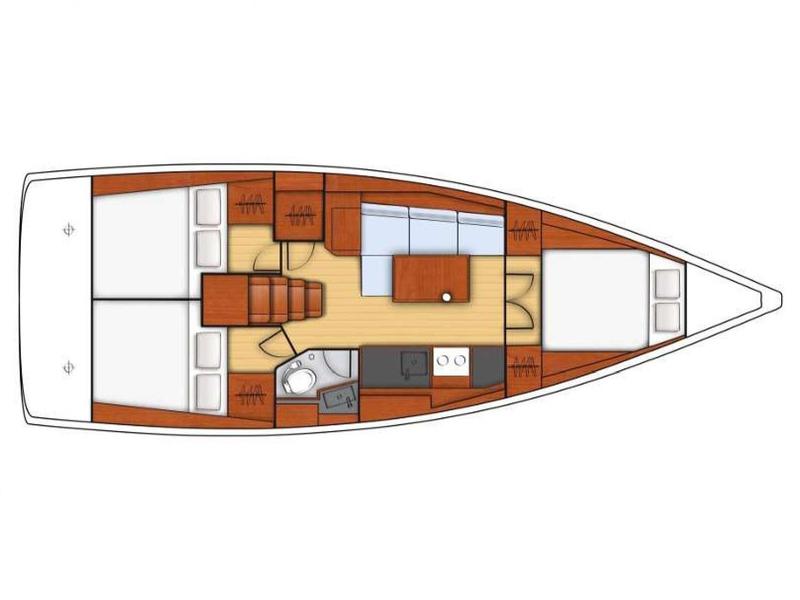 Book yachts online - sailboat - Oceanis 38 - Marta - rent
