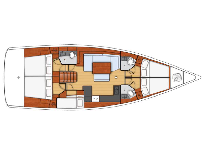 Book yachts online - sailboat - Oceanis 48 - Anthea -  Solar Panel - rent